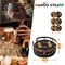 Mango Steam Set of Six Cat Cork Coasters with Decorative Cork Holder